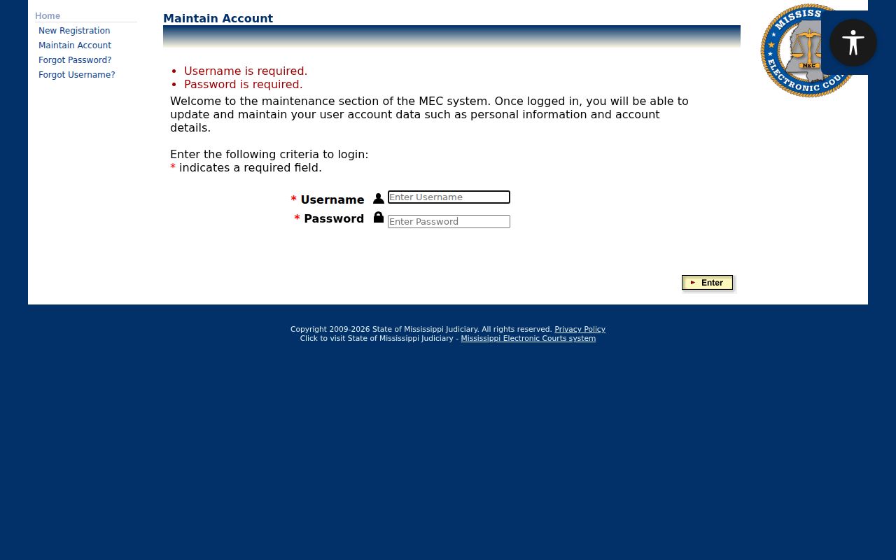Newton County case search PAMEC login