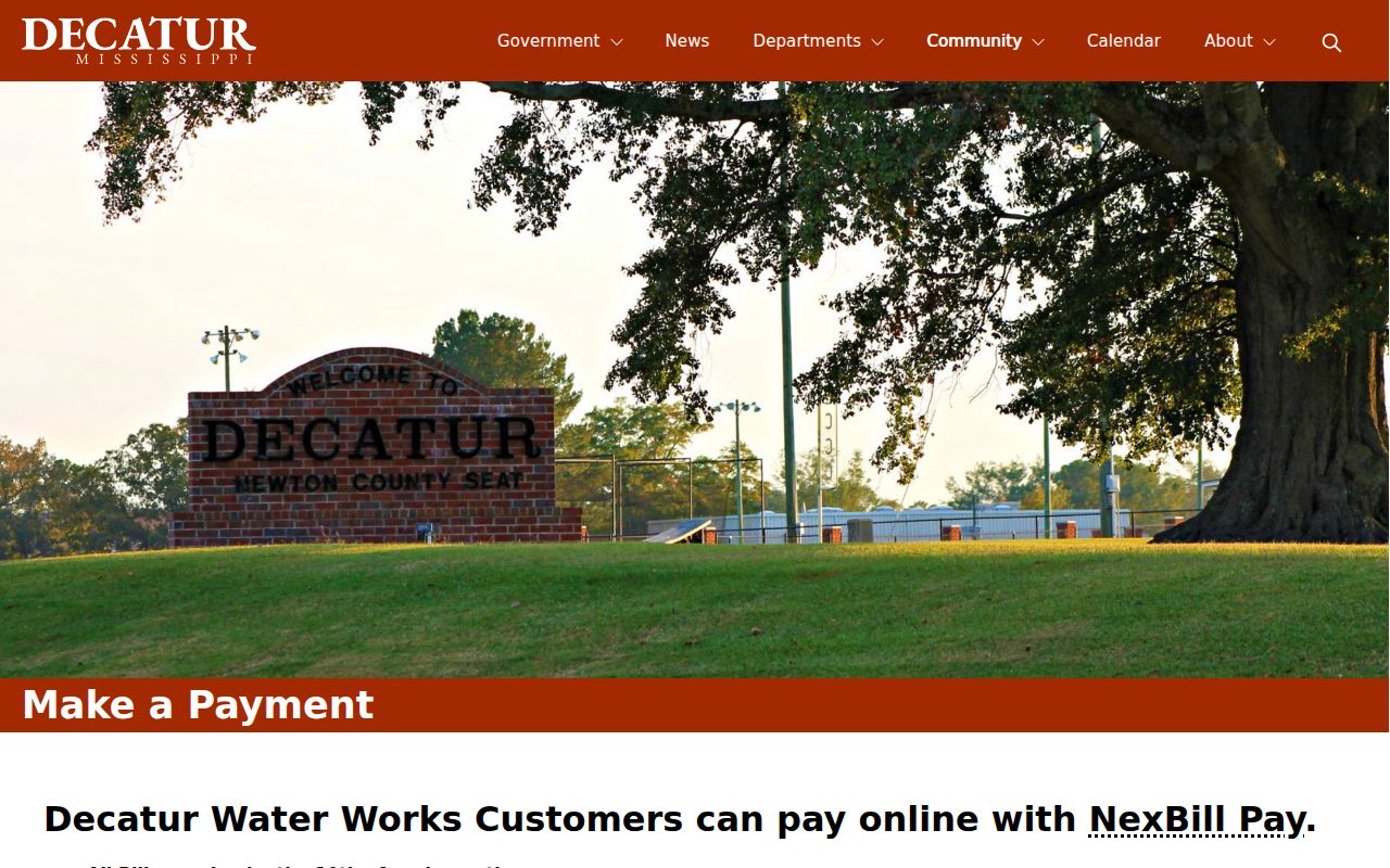 Decatur court docket utility payment warning
