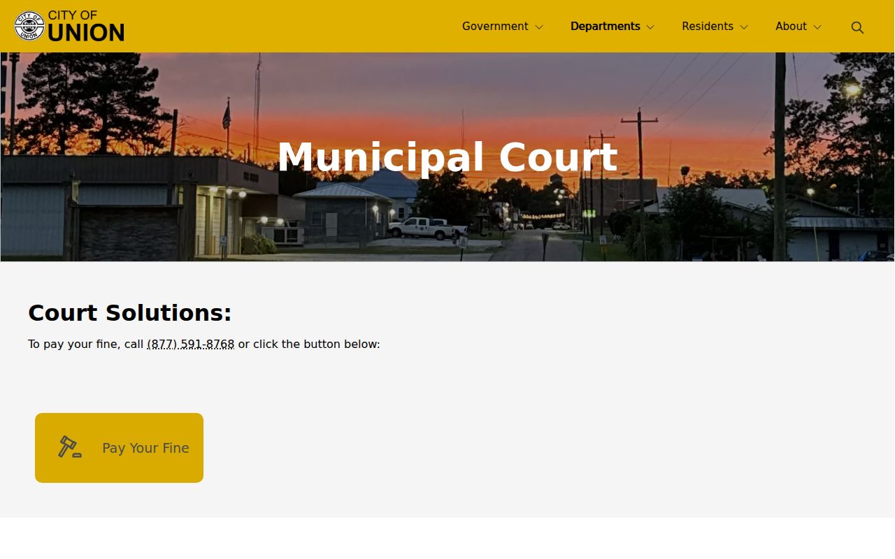 Newton County traffic court records City of Union municipal court